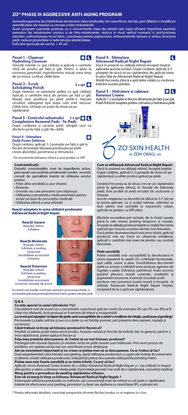 Kit anti-aging semne imbatranire pronuntate - AGGRESSIVE ANTI-AGING PROGRAM KIT