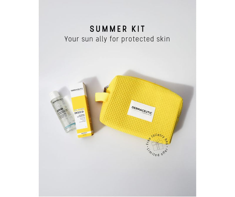 Kit protectie solara SPF50 Sun Ceutic + apa micelara Oxybiome - Sun Care Duo