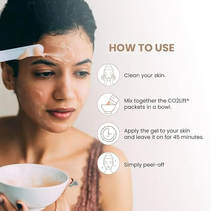 Masca cu gel de carboxiterapie - CO2Lift® Carboxy Gel Treatment