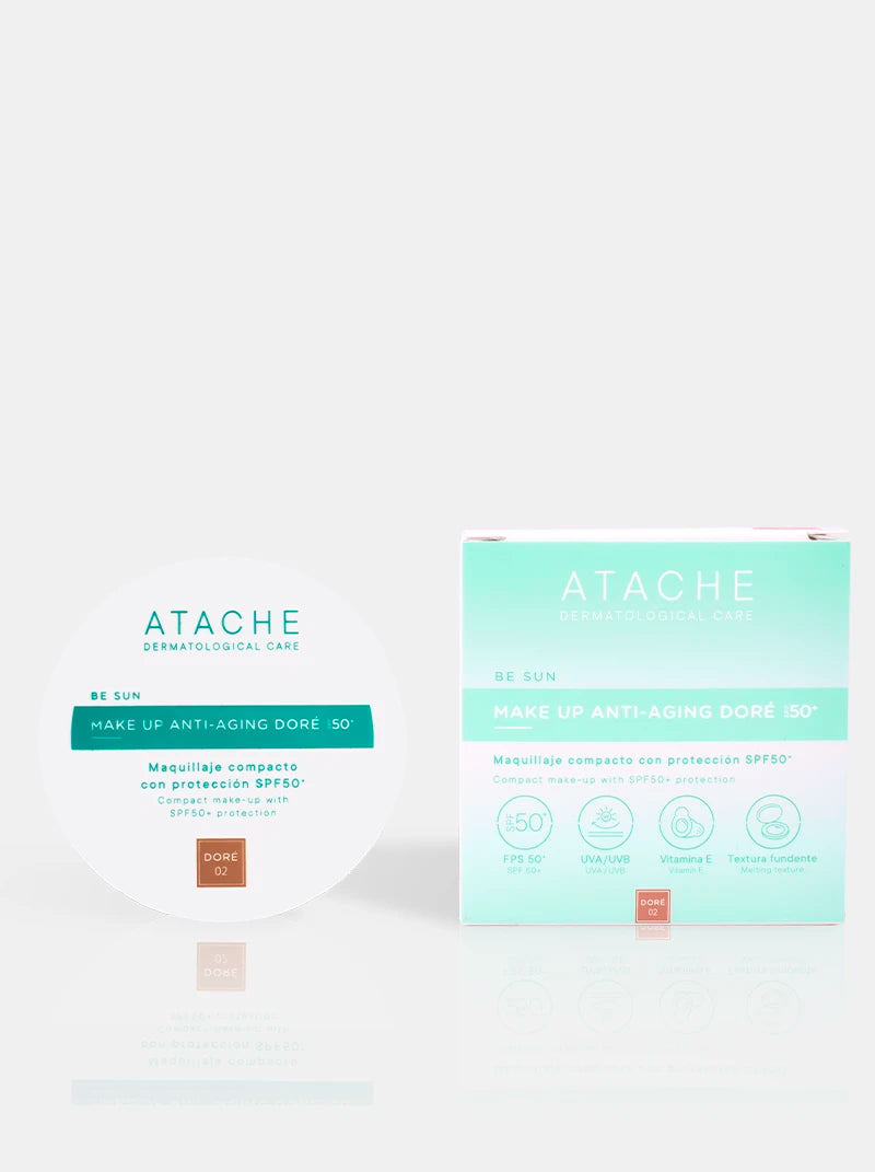 Protectie solara compacta cu culoare - Make Up Anti-Aging Light SPF 50+ - 12g