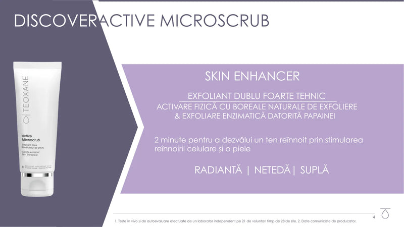 Scrub exfoliant - ACTIVE MICROSCRUB - 50ml