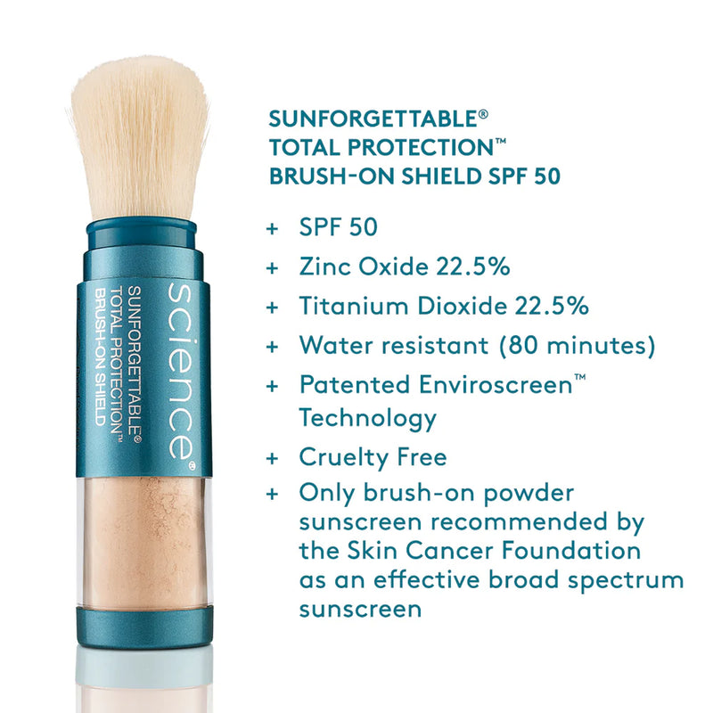 Pudra protectie solara SPF50 - SUNFORGETTABLE TOTAL PROTECTION BRUSH-ON SHIELD - 6gr