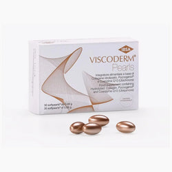 Suplimente pentru piele cu colagen si coenzima Q10 - VISCODERM® PEARLS 30 SOFTGEL - 30 capsule