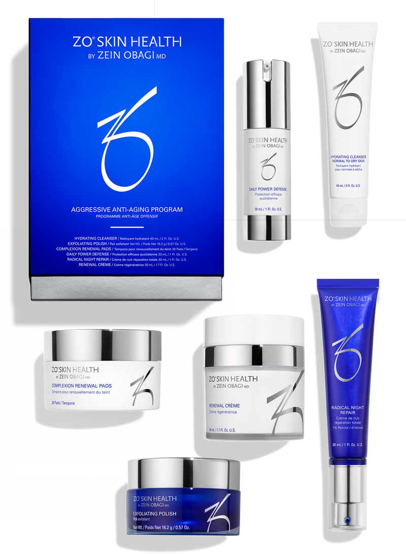 Kit anti-aging semne imbatranire pronuntate - AGGRESSIVE ANTI-AGING PROGRAM KIT