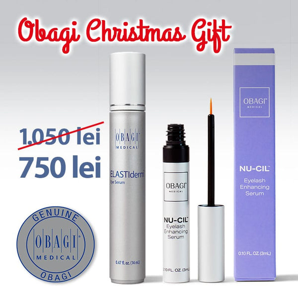 Kit Christmas Obagi: Elastiderm eye serum+Nucil